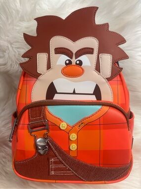 Loungefly Disney Wreck It Ralph Cosplay Mini Backpack NWT